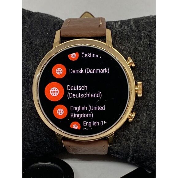 Fossil Gen 4 Authentic Digital Dial Smart Watch Custom Band FTW6018 LT283 - Picture 2 of 12